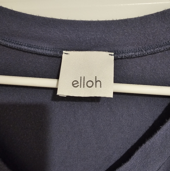 Elloh Size L Flowy Blue T-shirt - Picture 3 of 3